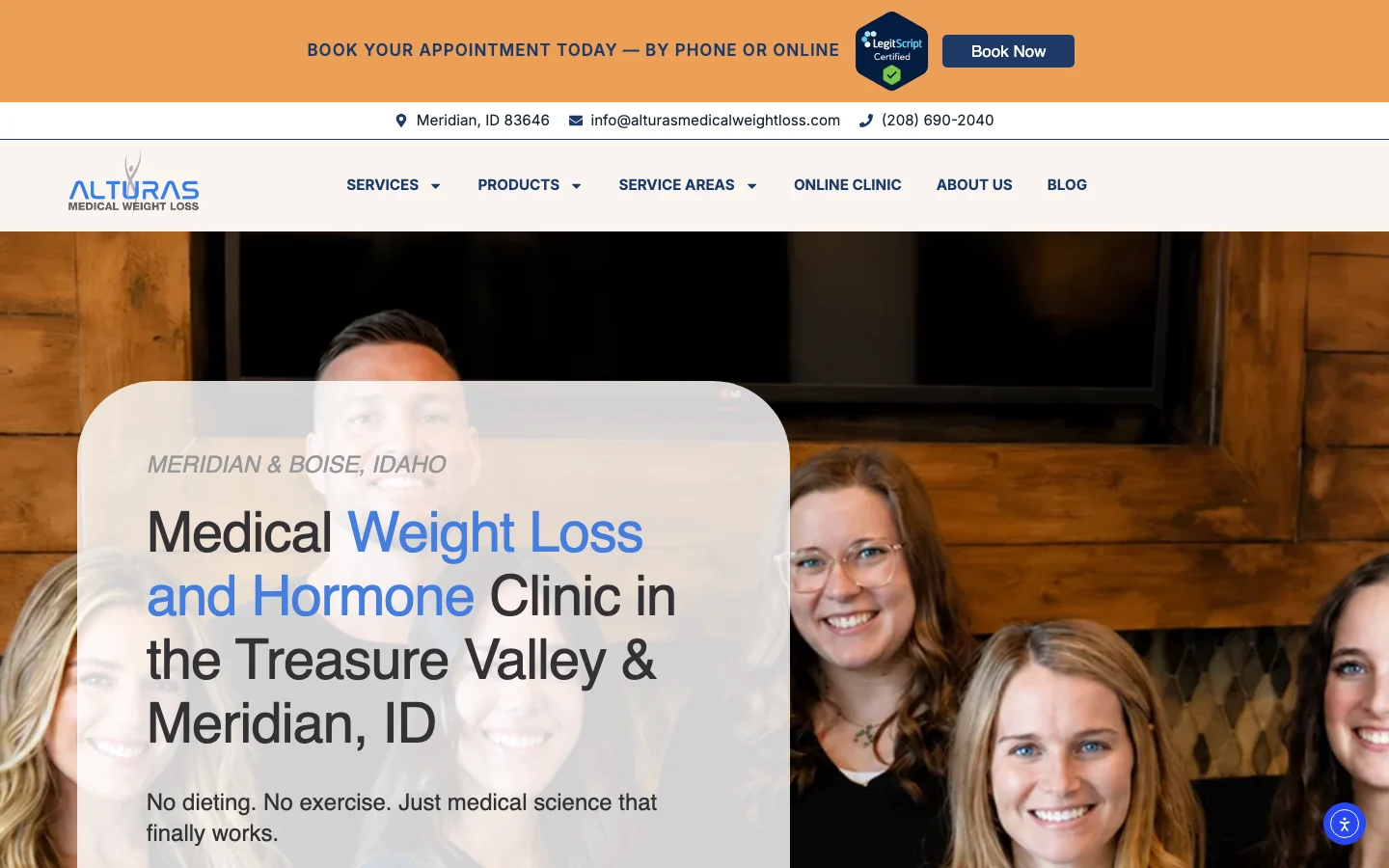 Alturas Medical Weight Loss website